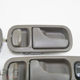 Nissan A31 Cefiro Interior Door Handle & Surround Set + Switches 88–94 Dark Brown C
