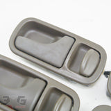 Nissan A31 Cefiro Interior Door Handle & Surround Set + Switches 88–94 Dark Brown C