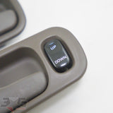 Nissan A31 Cefiro Interior Door Handle & Surround Set + Switches 88–94 Dark Brown C