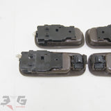 Nissan A31 Cefiro Interior Door Handle & Surround Set + Switches 88–94 Dark Brown C