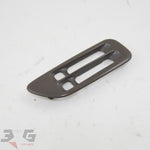Nissan A31 Cefiro RH Right Front Window Switch Surround Trim 88–94 Dark Brown