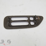 Nissan A31 Cefiro RH Right Front Window Switch Surround Trim 88–94 Dark Brown