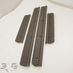 Nissan A31 Cefiro Door Sill Kick Panel Trim Set Front & Rear 88–94 Dark Brown C