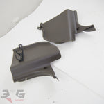 Nissan A31 Cefiro LH & RH Pair Front Lower A Pillar Kick Panels 88–94 Dark Brown C