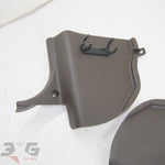 Nissan A31 Cefiro LH & RH Pair Front Lower A Pillar Kick Panels 88–94 Dark Brown C