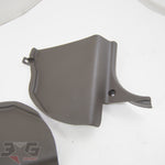 Nissan A31 Cefiro LH & RH Pair Front Lower A Pillar Kick Panels 88–94 Dark Brown C