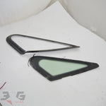 Nissan A31 Cefiro LH Left Rear Quarter Window Glass Assembly 88–94