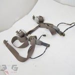Nissan A31 Cefiro Front Seat Belt Assemblies w Buckles Pair 88-94