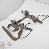 Nissan A31 Cefiro Front Seat Belt Assemblies w Buckles Pair 88-94