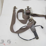 Nissan A31 Cefiro Front Seat Belt Assemblies w Buckles Pair 88-94