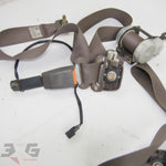 Nissan A31 Cefiro Front Seat Belt Assemblies w Buckles Pair 88-94