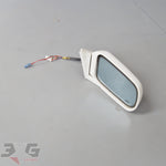 Nissan A31 Cefiro RH Right Drivers Exterior Side Wing Mirror White 88-94