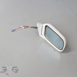 Nissan A31 Cefiro RH Right Drivers Exterior Side Wing Mirror White 88-94