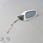 Nissan A31 Cefiro RH Right Drivers Exterior Side Wing Mirror White 88-94