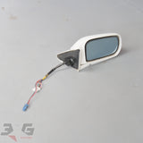 Nissan A31 Cefiro RH Right Drivers Exterior Side Wing Mirror White 88-94