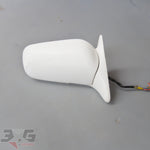 Nissan A31 Cefiro RH Right Drivers Exterior Side Wing Mirror White 88-94
