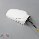 Nissan A31 Cefiro RH Right Drivers Exterior Side Wing Mirror White 88-94