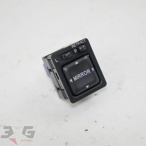 Power mirror control switch assembly for Toyota Chaser JZX100 Tourer V Series 2 1996–2001 part number 84870-22210 fits Mark II, Cresta, and Harrier 1996–2001 with 3GSpares logo.