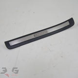 Rear left door scuff plate for Toyota Chaser JZX100 Tourer V Series 2 1996–2001 part number 67916-22080 FN10 Blue Gray with 3GSpares logo.