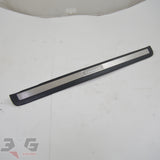 Left front door scuff plate for Toyota Chaser JZX100 Tourer V Series 2 1996–2001 part number 67912-22080 FN10 Blue Gray with 3GSpares logo.