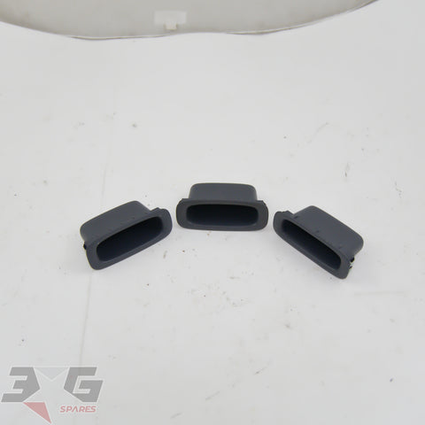 Interior door pull pocket set for Toyota Chaser JZX100 Tourer V 1996–1998 FN10 Blue Gray with 3GSpares logo.