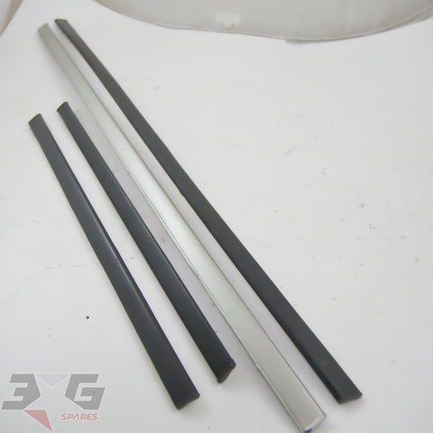 OEM Toyota JZX100 Chaser Complete Side Door Lower Moulding Set Front & Rear 75736-22030 75735-22030 75746-22050 75745-22050 1996–2001
 with 3GSpares logo