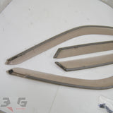 Toyota E10 Altezza WAGON Lexus IS300 OEM Door Monsoon Rainguard Visor Set