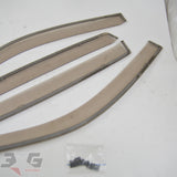 Toyota E10 Altezza WAGON Lexus IS300 OEM Door Monsoon Rainguard Visor Set