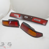 JDM Nissan S14 Silvia Zenki Tail Light & Reflector Garnish Set 200SX 240SX Ks Qs