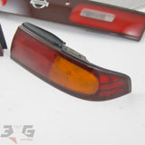 JDM Nissan S14 Silvia Zenki Tail Light & Reflector Garnish Set 200SX 240SX Ks Qs
