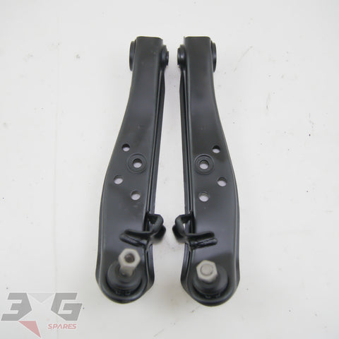 ALT Pair of front lower control arms for Nissan Silvia S14 1993–1998 part numbers 54500-65F00 and 54501-65F00 with 3GSpares logo.