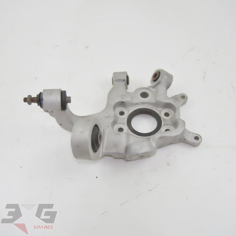 Left rear aluminum hub carrier for Nissan Skyline ER34 GT-T 1998–2002 part number 43019-24U00 with 3GSpares logo.
