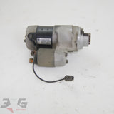 OEM Nissan starter motor assembly 23300-CG000 by Hitachi, suits VQ35DE engines across Y50 Fuga, Z33 Fairlady, M35 Stagea, and V35 Skyline models.

