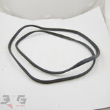 R34 Nissan Skyline sedan boot trunk lid rubber weatherstrip seal part number 84830-AA000 with 3GSpares logo.
