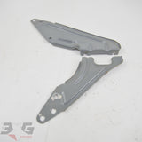 R34 Nissan Skyline rear boot trunk floor reinforcement stay brackets left and right part number 74844-98U00 74845-98U00 with 3GSpares logo.
