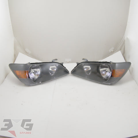 E10 Toyota Altezza Koito 53-1 headlight pair NON HID with 3GSpares logo.