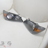 Toyota E10 Altezza Early Black Housing Head Light Pair Zenki Non HID SXE10 GXE10 Restored