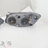 Toyota E10 Altezza Early Black Housing Head Light Pair Zenki Non HID SXE10 GXE10 Restored