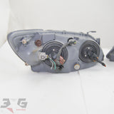 Toyota E10 Altezza Early Black Housing Head Light Pair Zenki Non HID SXE10 GXE10 Restored