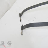Nissan R33 R34 Skyline LH & RH Fuel Gas Tank Mounting Straps Bands 93–02