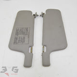 Nissan S13 180SX Interior LH & RH Sun Visors Blocker Shade 200SX 94-96
