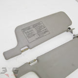 Nissan S13 180SX Interior LH & RH Sun Visors Blocker Shade 200SX 94-96