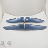 Subaru Legacy BP5 BL OEM aero pods spats set of four behind wheel pieces 2003-2008 with 3GSpares logo.
