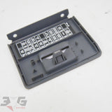 Nissan R31 Skyline Interior Fuse Box Cover 86-90