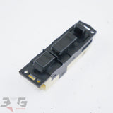 Nissan S13 180SX Silvia 200SX Drivers Window Switch Master Switch Pre-facelift 25401-67A60 OEM with 3GSpares logo
