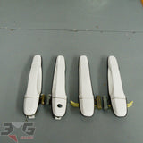 Toyota E10 Altezza Exterior Door Handle Set 040 White 98-05 IS200 IS300