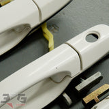 Toyota E10 Altezza Exterior Door Handle Set 040 White 98-05 IS200 IS300