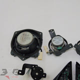 Subaru BP BL Legacy McIntosh 3-Way Front Door Speaker & Loom Set Complete LH & RH 06-09