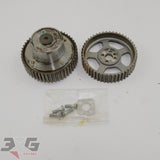Nissan RB20DE RB25DE Neo VTC Intake Exhaust Cam Gear Sprocket Set HR34 ER34 WC34 OEM - 3GSpares NZ