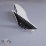 Nissan R34 Skyline SEDAN LH Left Power Folding Mirror QT1 Pearl White 98-02